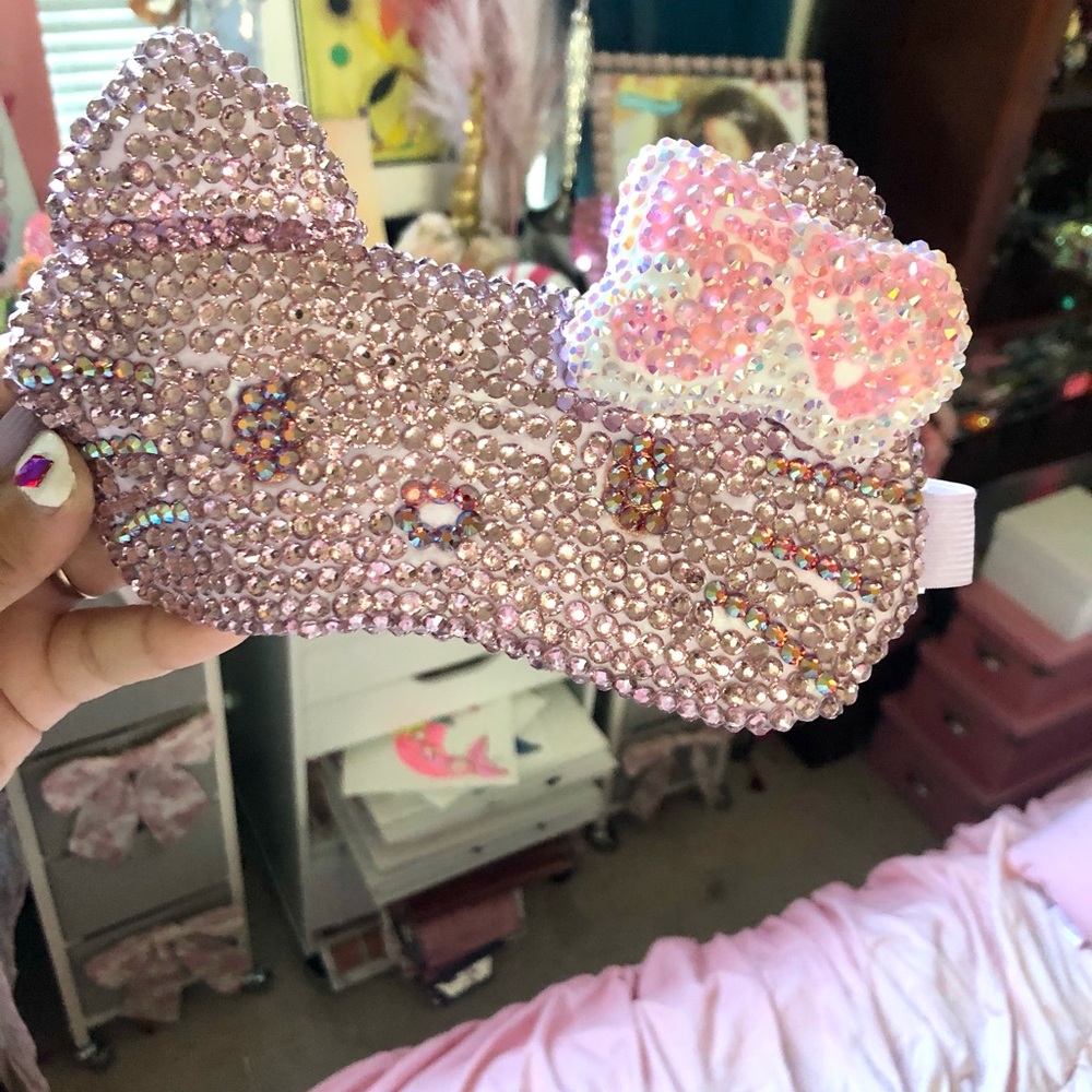 Bedazzled Hello Kitty Face Mask
